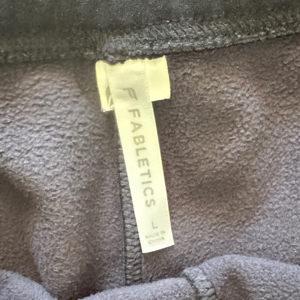 Fabletics Black Drawstring Sweatpants - M - Picture 2 of 4